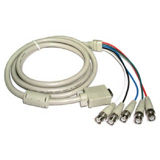 ComsMart BNC RGB BNC5 VGA D-SUB 螢幕線 C9840, 10m, 1個