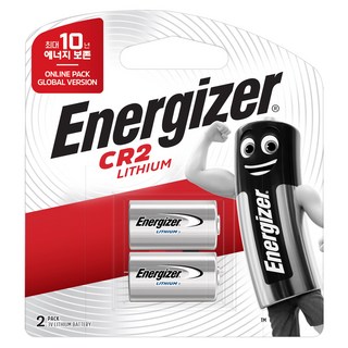 에너자이저 리튬 CR2 Global Version 10년 보존 특수건전지, 2개입, 1개