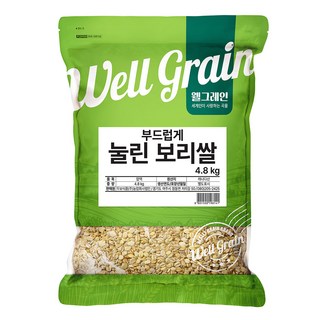 Dubosikpum Wellgrain 輕柔壓製大麥仁, 1個, 4.8kg