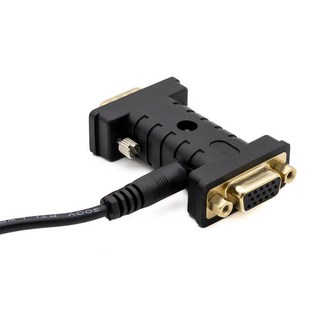 Coms 賣場 等化器 降噪 D-SUB RGB VGA EDID 模擬器 DM843, 1個, 1m