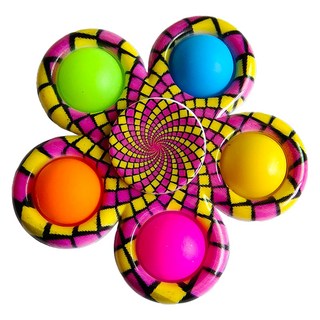 J&K 令人著迷的旋轉指尖陀螺, 混合色(商品10), 1個