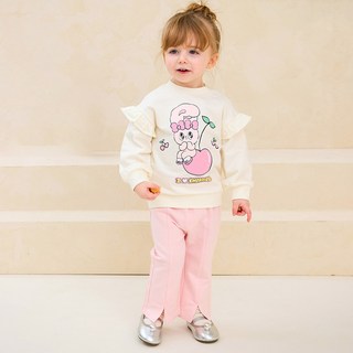 milkmile 女童 Esther Bunny Love Love Cherry 上下衣套組