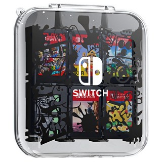 HOHOO 任天堂 Switch 遊戲卡匣收納透明盒 12格, 單一商品, 斯普拉遁, 1個