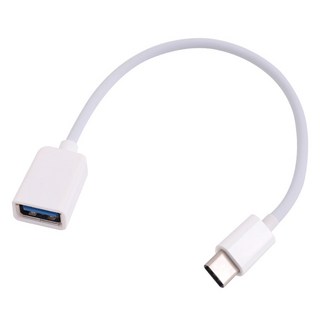 컴스 USB 3.0 A타입 F-USB 3.1 C타입 M OTG 젠더 IE225, White, 1개
