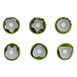 큐트미 투인원 야채커터 샌드위치틀 6종 세트 MP500, 그린, 1세트