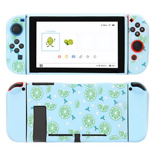 HOHOO 任天堂 Switch 硬式全包覆 PC 水果保護殼, 單一商品, 1個, 萊姆