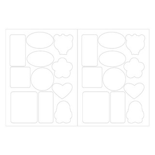 와이에스컴퍼니 바람막이 패딩 우산 다용도 수선 패치, 화이트, 2개