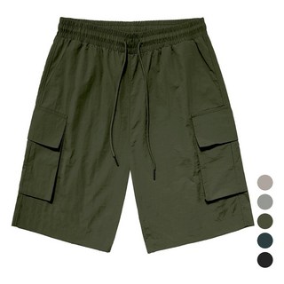 엠씨티 남녀공용 카고 우븐 밴딩 팬츠