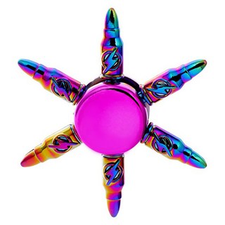 閃電子彈造型金屬質感指尖陀螺 10號, 1個, 混色