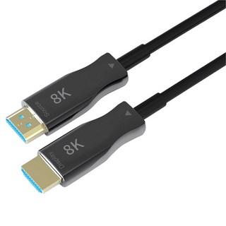 Coms 智慧 HDMI 2.1 AOC 中繼器光纖線 8K60Hz 4K120Hz CB772, 1個