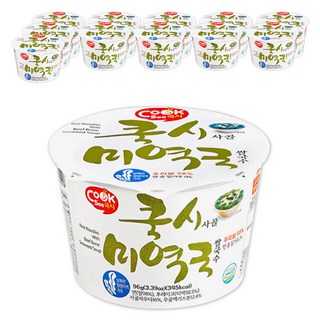 CookSi 牛骨海帶湯米線, 96g, 12個
