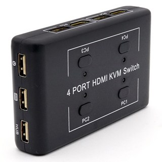 Coms 4埠 HDMI KVM 4對1 切換器, BT860, 1個