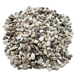 샘아쿠아 관상어 리프레쉬 자갈 바닥재 아칸소 3~6mm 3kg, 혼합색상, 1개