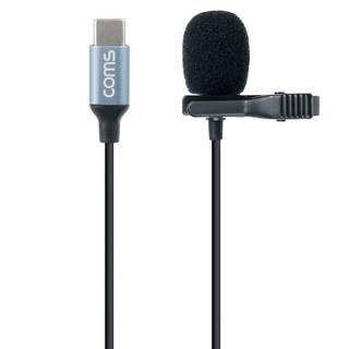 Coms 賣場 C-Type 有線小型迷你夾式智慧型手機領夾式麥克風 GS114 1.5m, 選擇本商品, 選擇本商品