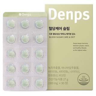 덴프스 혈당케어 슬림 영양제, 90정, 1개