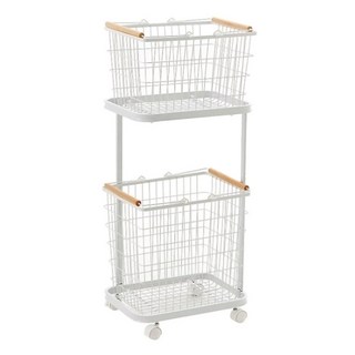 comet Home 移動式雙層洗衣籃, 白色