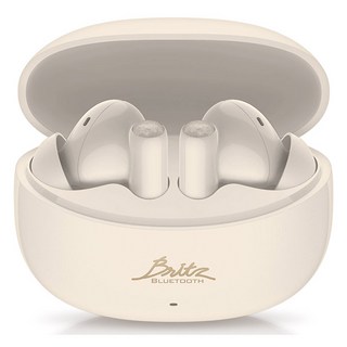 브리츠 노이즈캔슬링 무선 블루투스 v5.3 이어폰, AcousticANC7, 아이보리