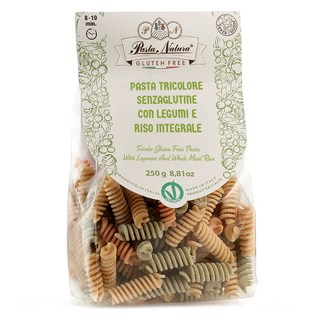 Pasta Natura 三色無麩質螺旋麵, 1個, 250g