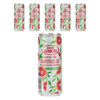 DON SIMON 鮮榨氣泡葡萄柚飲, 330ml, 6個
