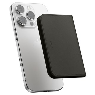 elago MagSafe 皮革卡夾手機殼, 1個, 黑色