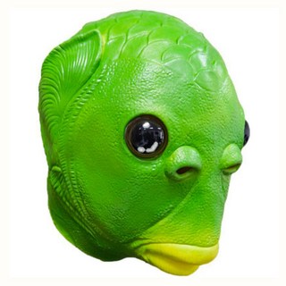 다다랜드 초록괴물 이구아나 외계인 가면, 혼합색상, 1개