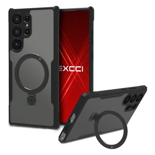 EXCCI Pavis 防指紋霧面全包覆支架式 MagSafe 兼容防撞手機殼