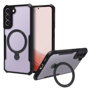 EXCCI Pavis 防指紋霧面全包覆支架式 MagSafe 兼容防撞手機殼