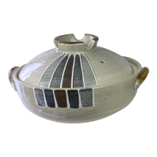 萬古燒 一珍十草6號砂鍋, 21cm, 1個