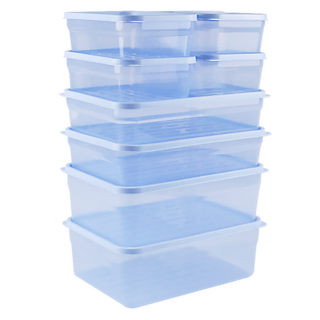 말랑핏 휘어지는 냉동실 정리용기 250ml x 4p + 600ml x 2p +1300ml x 2p +2000ml x 2p 세트, 1세트, 1세트