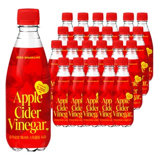 슈가로로 애사비 스파클링 사과, 350ml, 24개