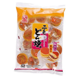 綜合二色銅鑼燒 栗子口味+紅豆口味, 220g, 1袋