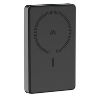 밸류엠 PD 20W 메탈 대용량 초슬림 맥세이프 고속 무선 충전 보조배터리 10000mAh, 다크그레이, VM-B2DAPD20WM10