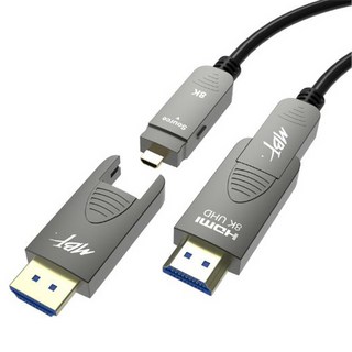 MYBESTFRIEND 8K HDMI 2.1 AOC 端子分離式混合光纖纜線 MBF-8KDAOC20, 1個, 20m