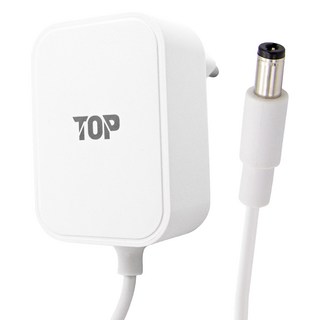 soltop DC 12V 2A CCTV 一體式變壓器 2.1 x 5.5 白色 1.5M, 1個, SOLTOP-1864