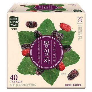 NOKCHAWON 綠茶園 桑葉茶, 40入, 1個, 1g