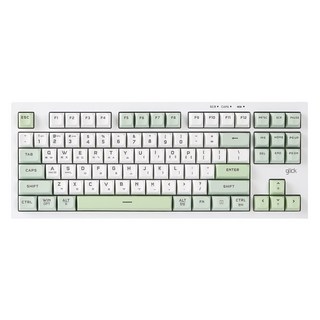 지클릭커 오피스프로 사일런스 M RGB 무선 무소음 방수 블루투스 87키 키보드, Greenwich RC1, WK50, 제조사축