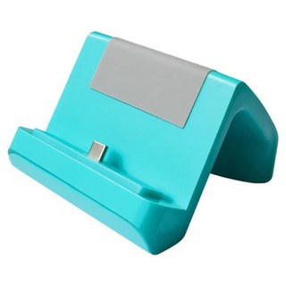 HOHOO 任天堂 Switch Lite 迷你充電座 L型支架, 單一商品, 藍綠色, 1個
