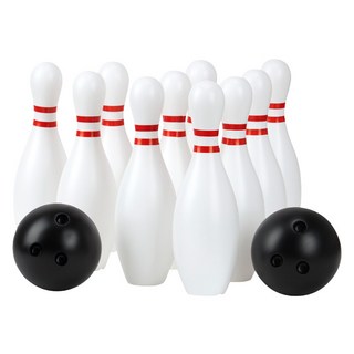 캐스비 스포츠 점보 볼링 놀이 세트, 혼합색상, 1세트