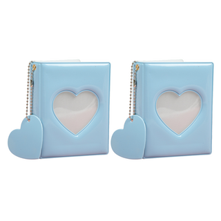 Ilsangsokbanzzak 愛心小卡冊 2格, 薄荷綠, 16張