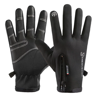 拍平方 加厚保暖手套 字母升級款 掌寬11.5cm 手套長24cm, 2XL