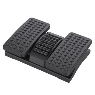 Coms 賣場 左右分離式 中央指壓板 角度可調 腳踏板 DJ749, 黑色, 1個