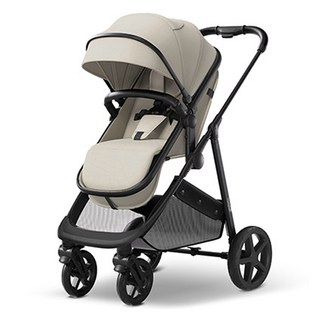 맘푸쉬 위즈 절충형 신생아 아기 유모차, 카키