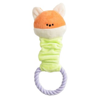 바잇미 강아지 쭉쭉이 장난감 여우, 혼합색상, 1개