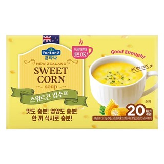 폰타나 뉴질랜드 스위트콘 컵수프, 400g, 1개