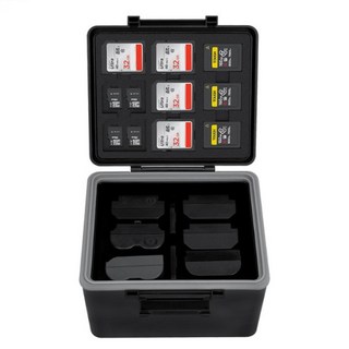 JJC 索尼 A7C2 A7M4 NP-FZ100 佳能 LP-E6 相機電池收納盒, JBC-BAT6, 1個