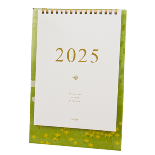 conifer 綠的事務 2025年25K時間絮語直式桌曆, 1本, 白日夢山
