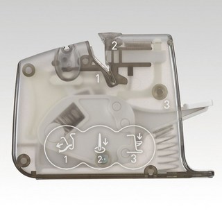 Clover 可樂牌 新款 快速自動一鍵式手縫針穿線器 10-52, 1個, 灰色