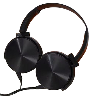 타이디홈 깔끔 휴대용 유선 헤드셋, 블랙