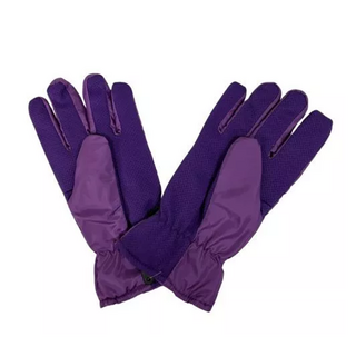 MIKE-TEX 防水止滑手套 女款 B001 耐磨 內裡保暖, M, 紫色