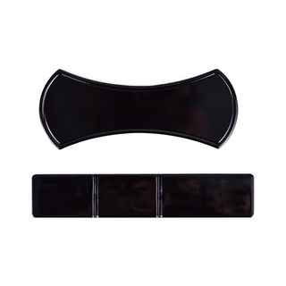 小麥購物 奈米萬能隨手貼 弧形 + 長條 G402 黑色 46g, 4組